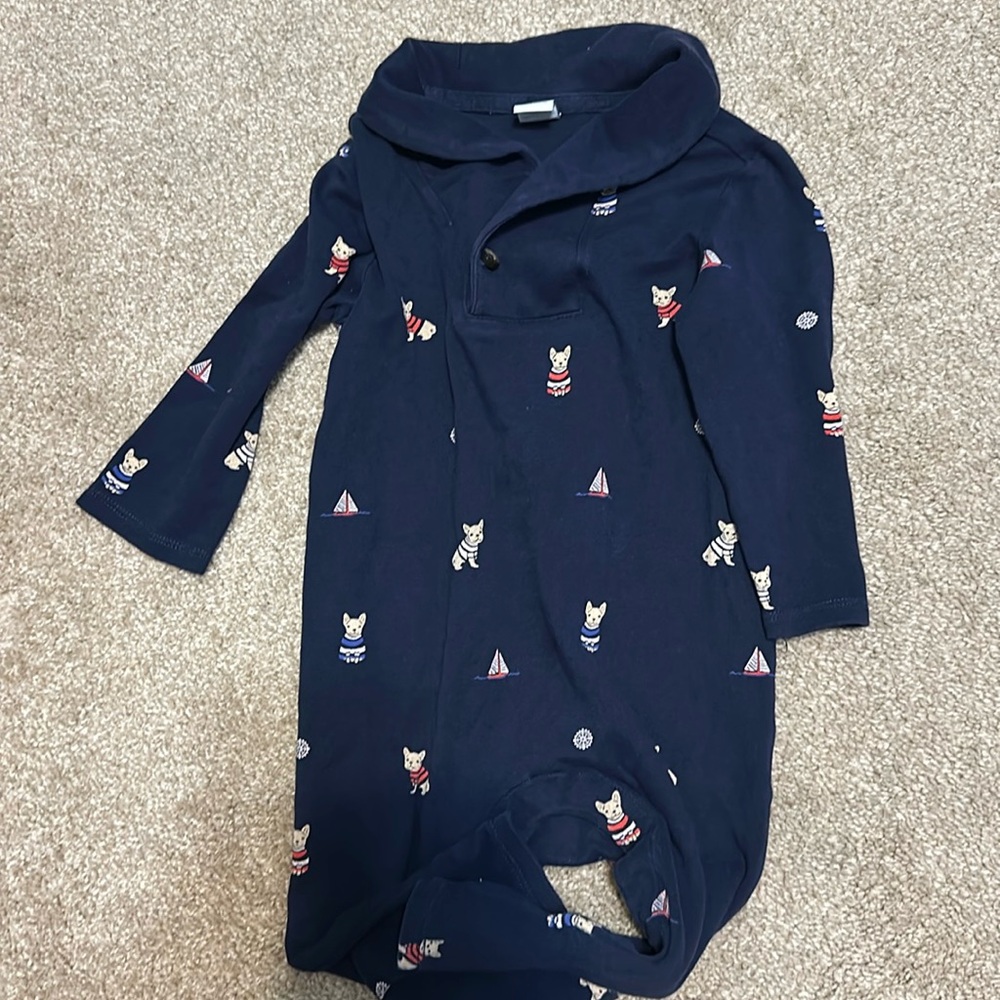 12-18 months blue one piece